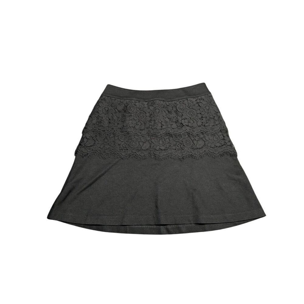 CABI Black Soiree with Lace Skirt Women's 4